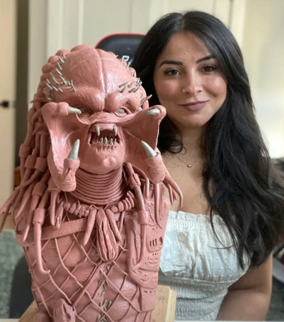 Escultura criada por aluno do workshop