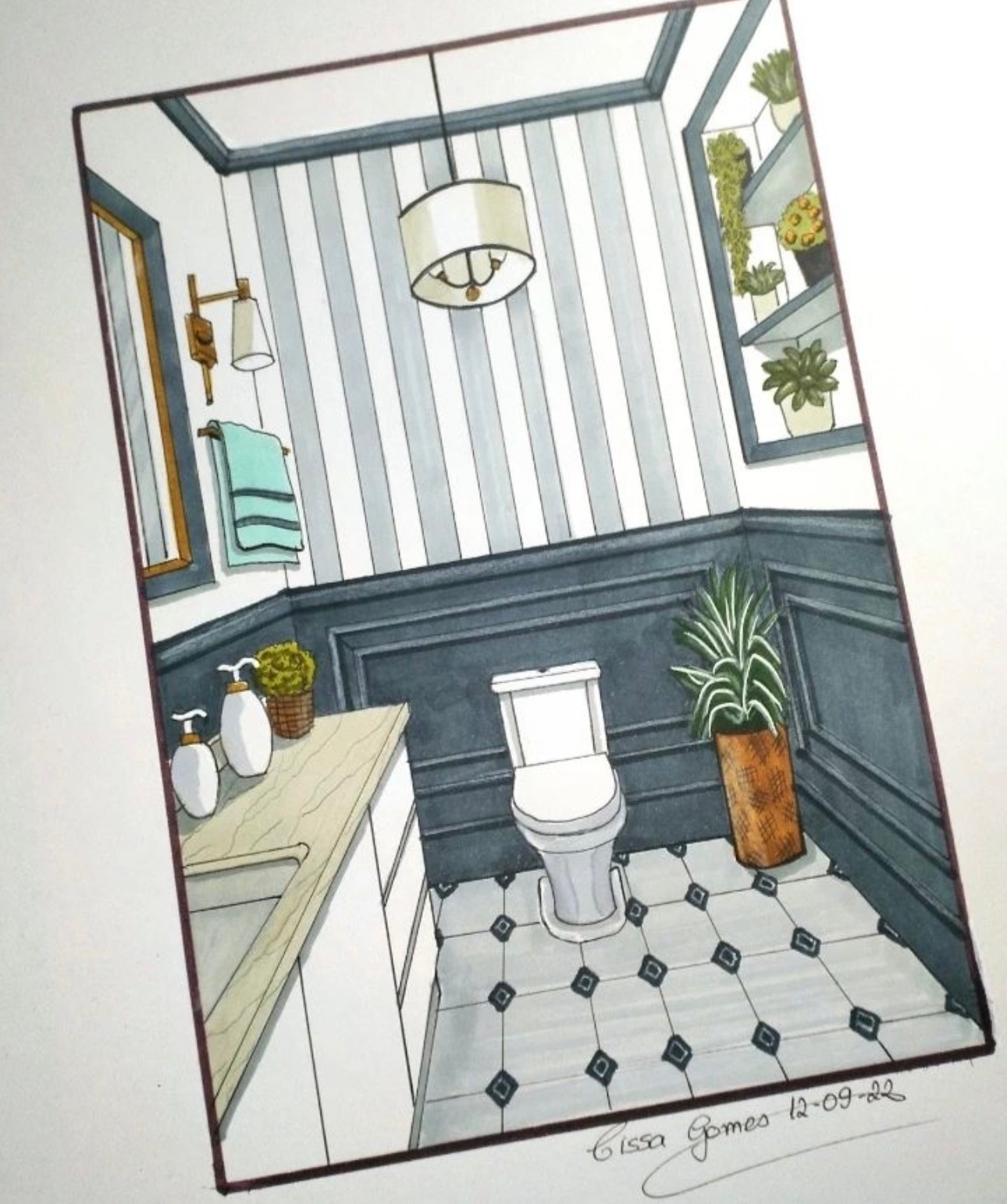 Desenho de aluno
