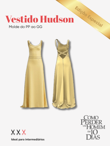 Molde do Vestido Hudson