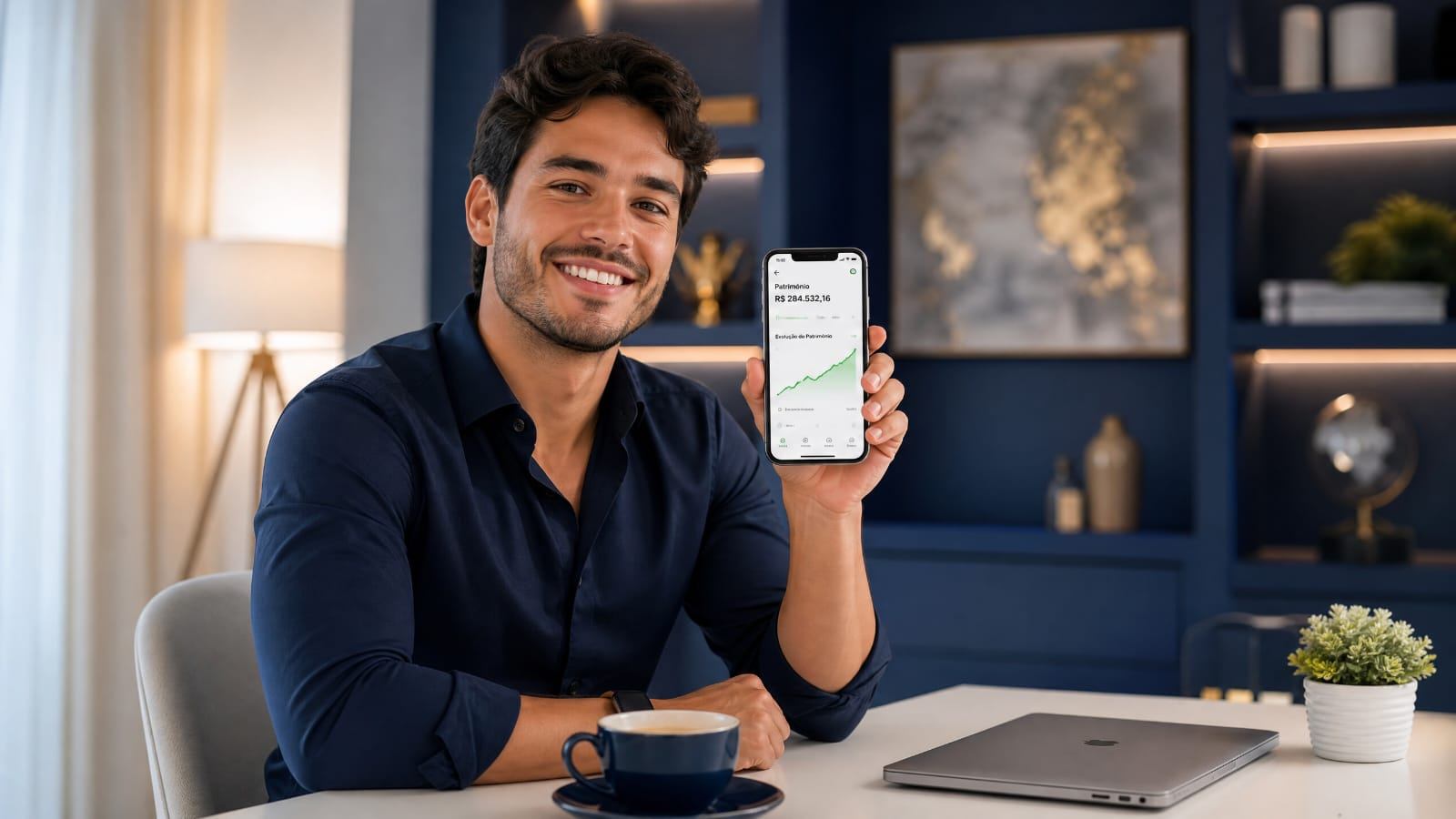 Pessoa estressada com finanças