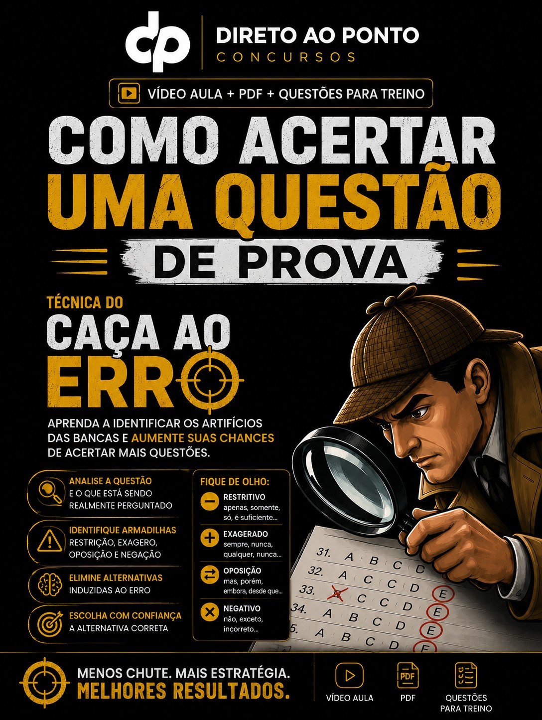 Plataforma de estudos online do curso preparatório.
