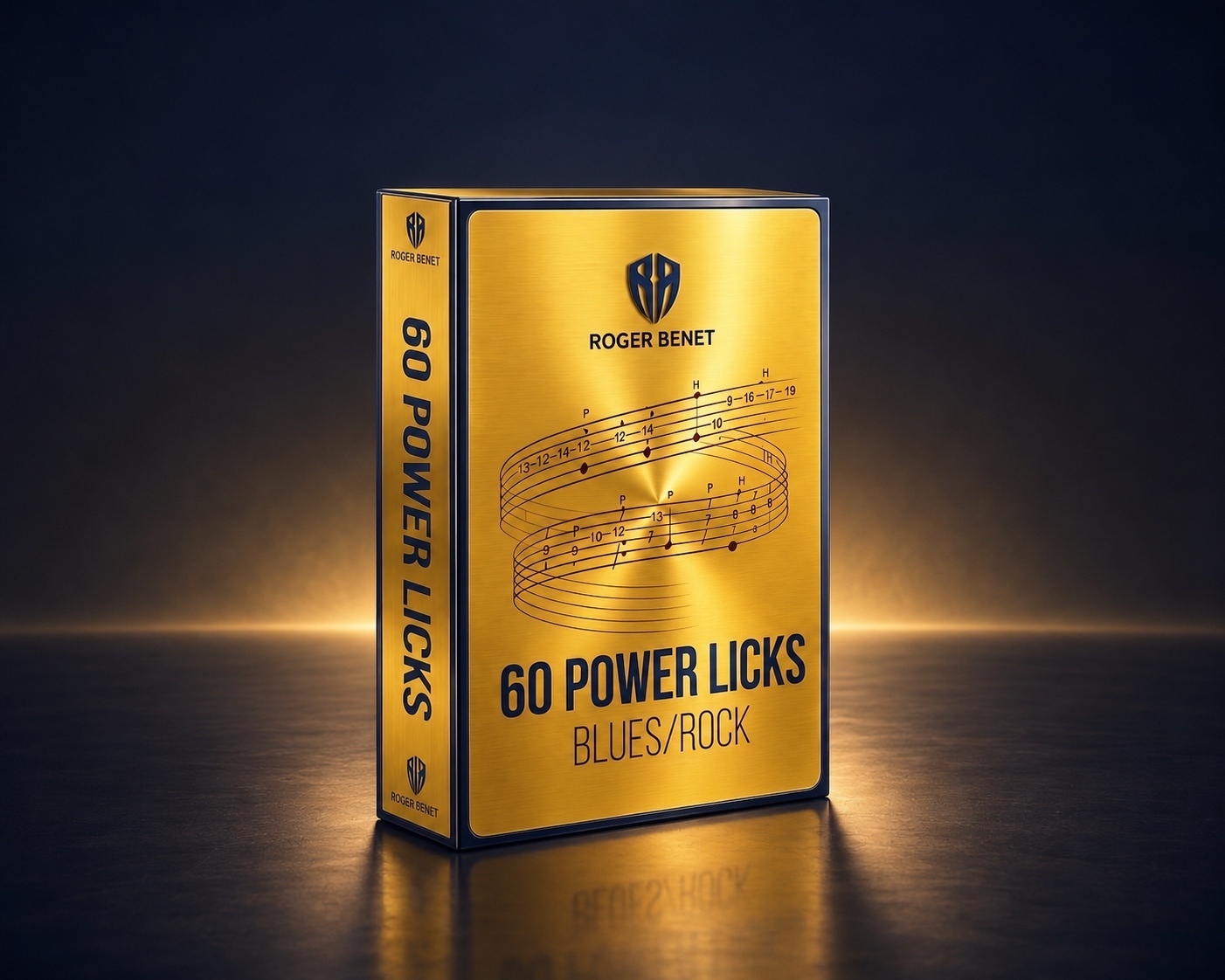 Mockup do pack 60 Power Licks Blues/Rock