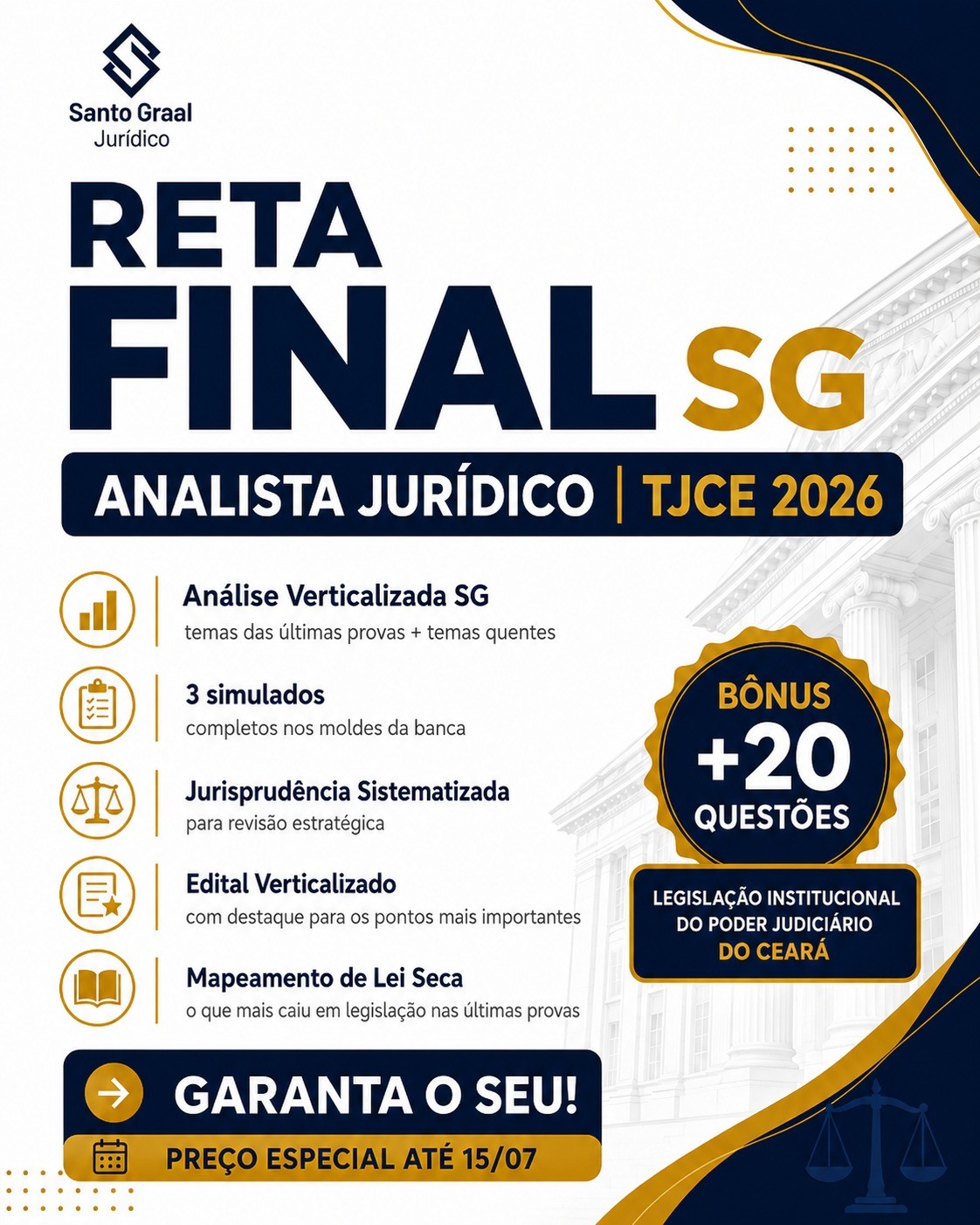 Analista Jurídico | Reta Final - TJCE 2026