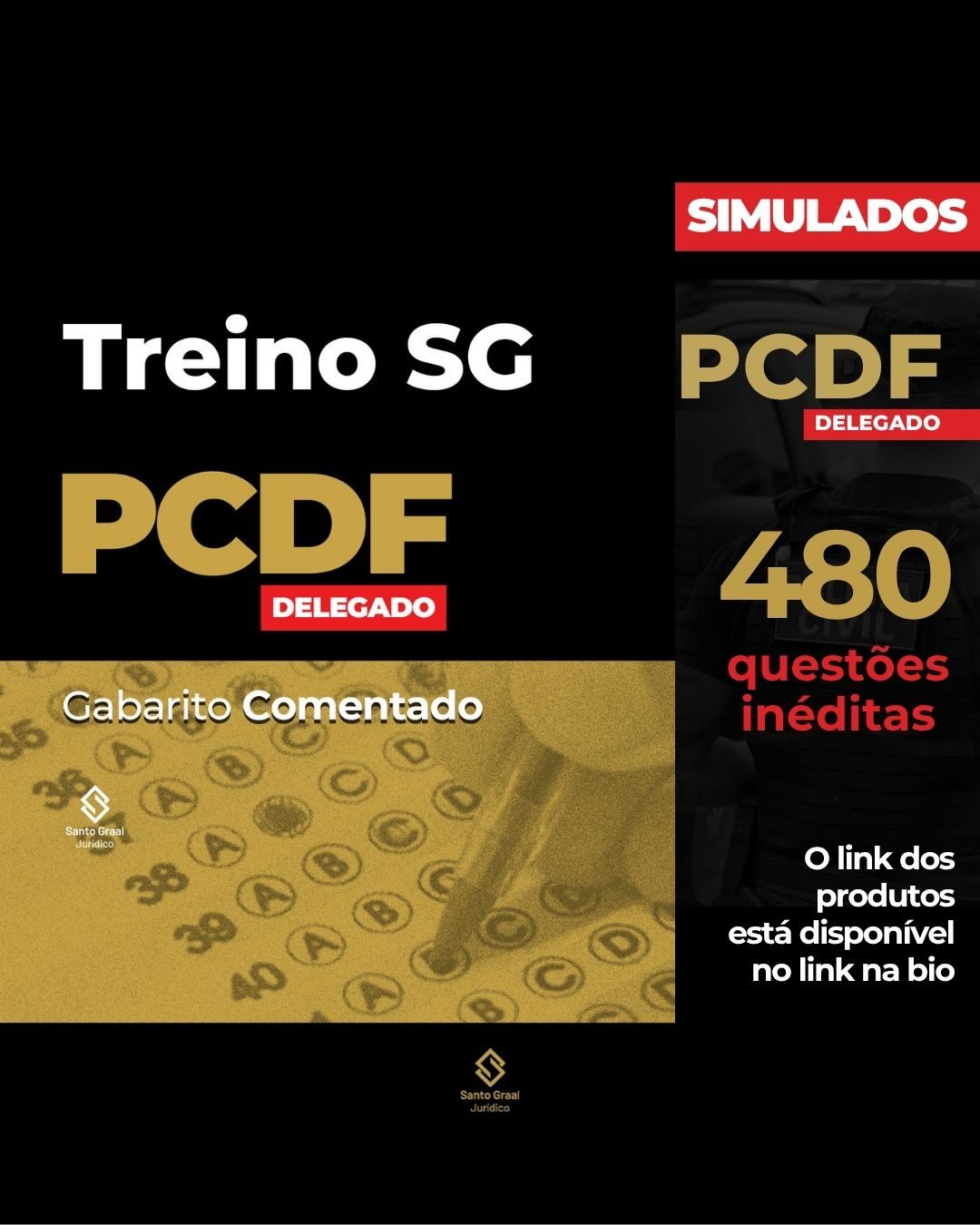 PCDF | Treino SG - 480 questões