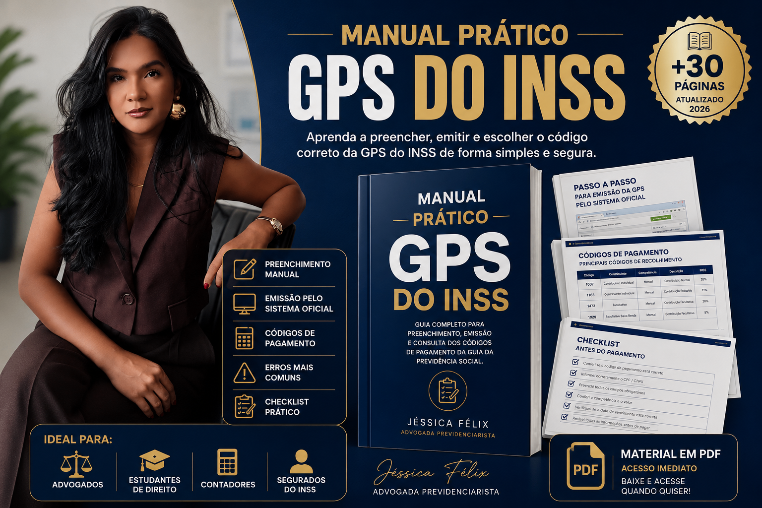 Capa do Manual Prático da GPS do INSS