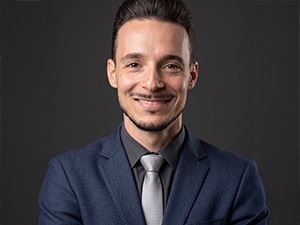 Personagem de ficção científica gerado por IA