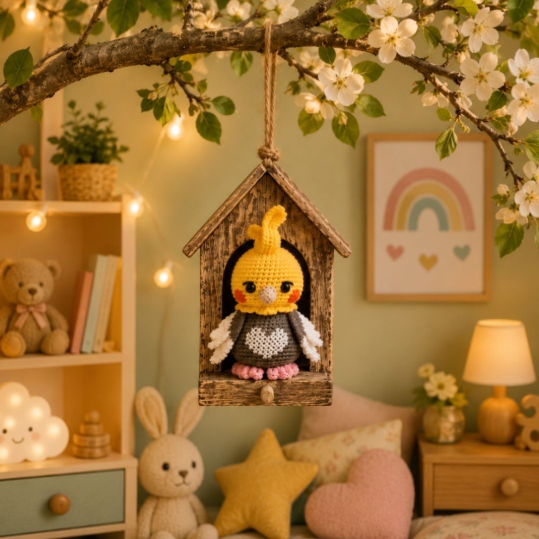Amigurumi de pássaro