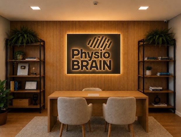 Interior da clínica de fisioterapia