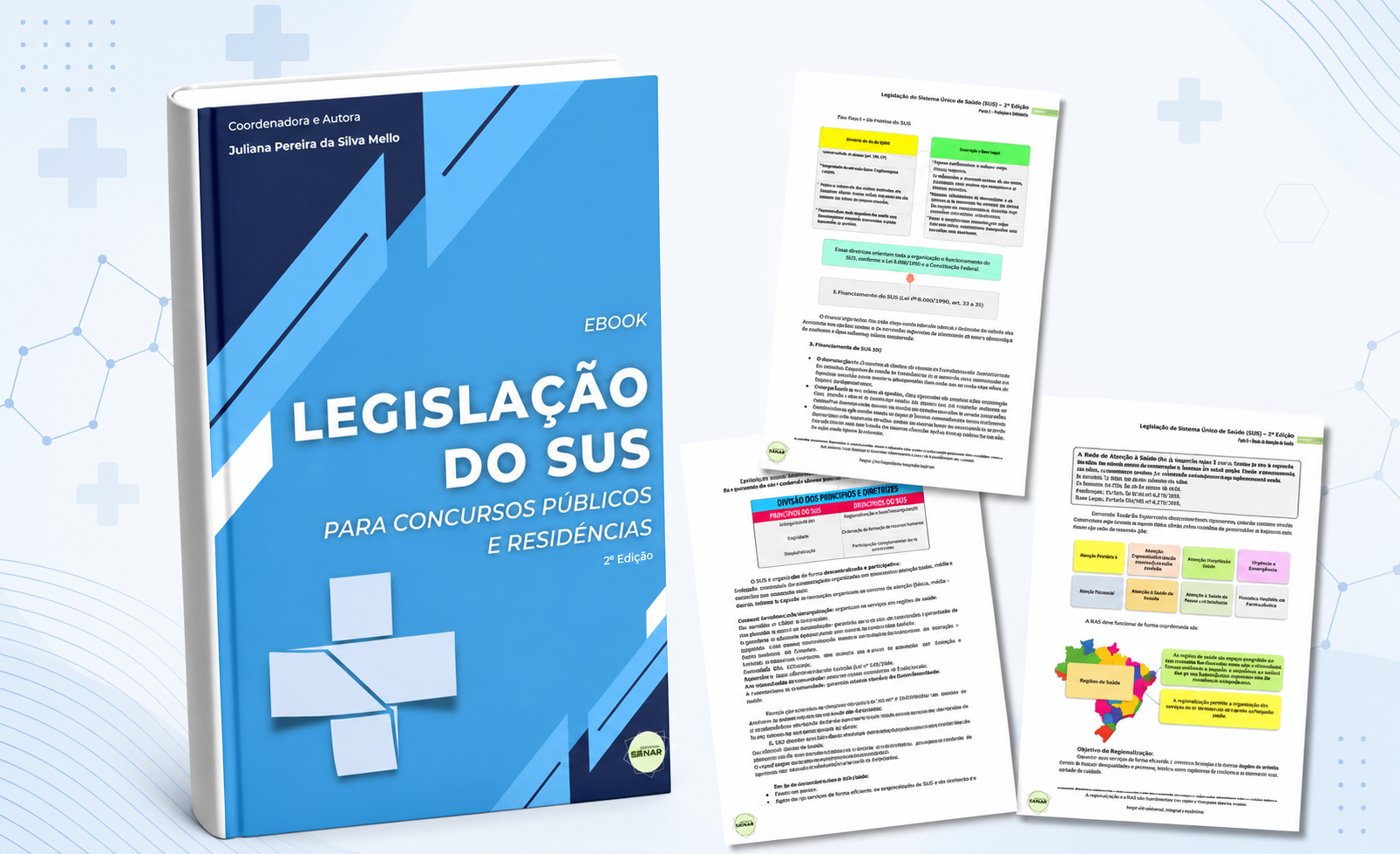 Capa do E-book de Legislação do SUS