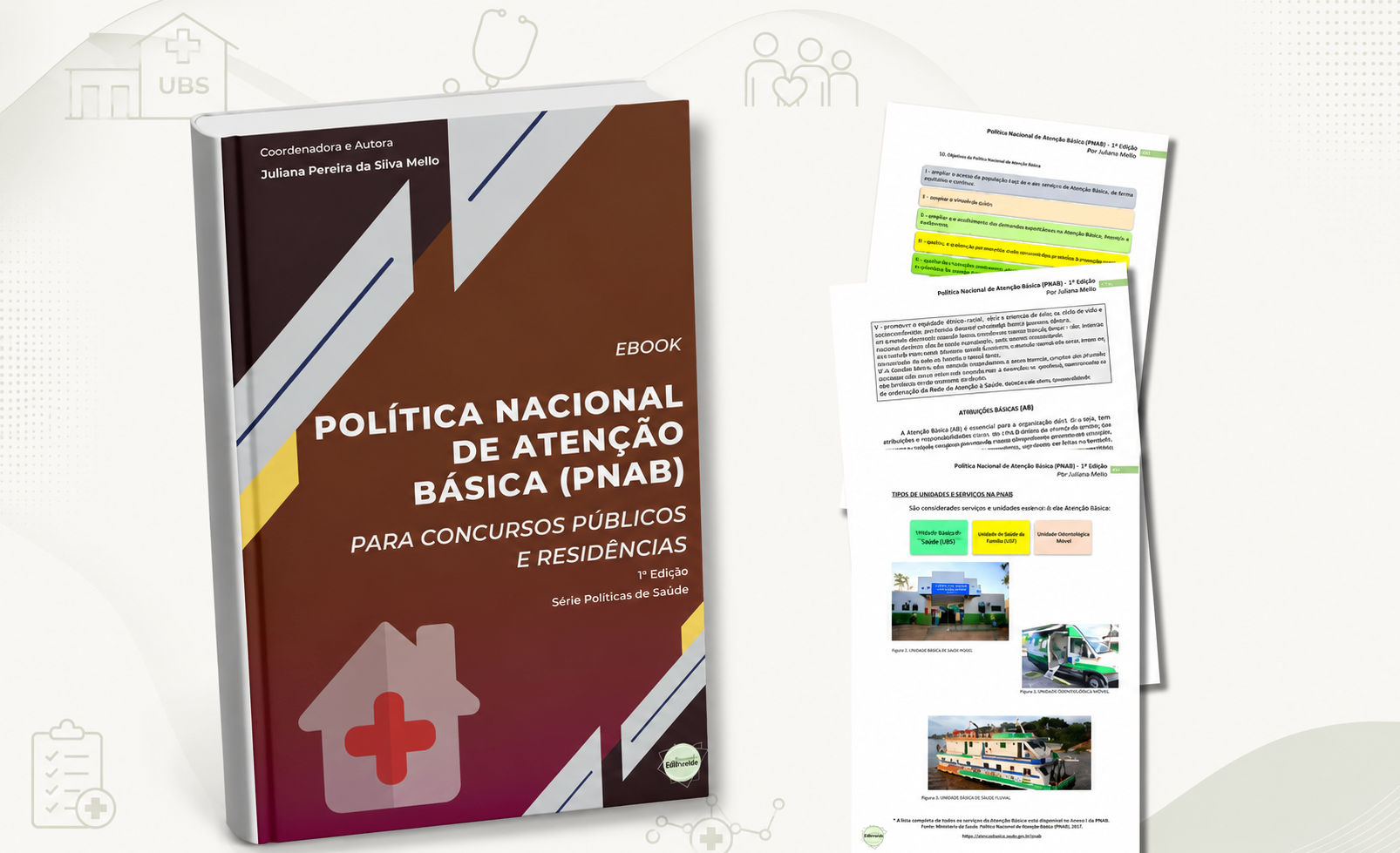 Capa do E-book da Política Nacional de Atenção Básica (PNAB)
