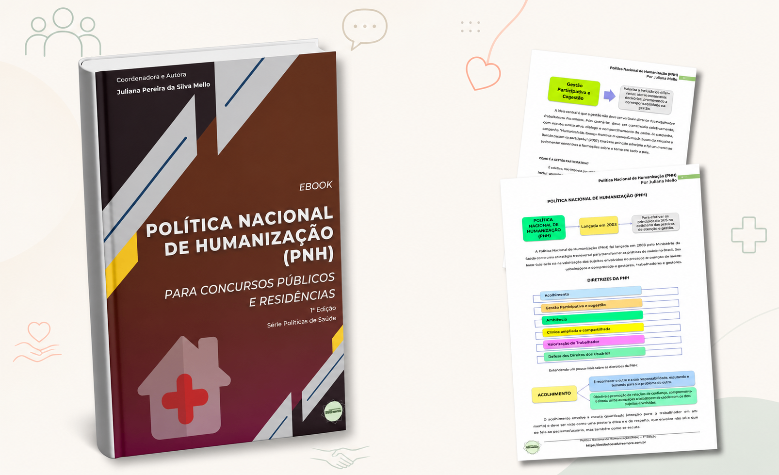 Capa do E-book de Política Nacional de Humanização (PNH)