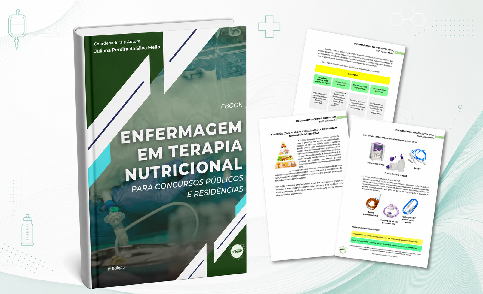 Capa do E-book Enfermagem em Terapia Nutricional