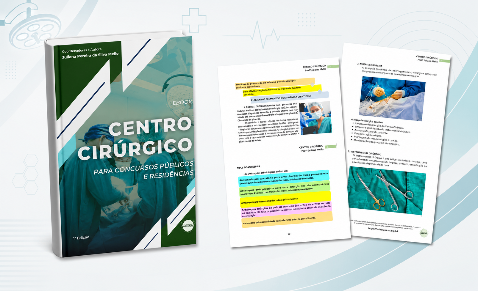 Capa do E-book Centro Cirúrgico