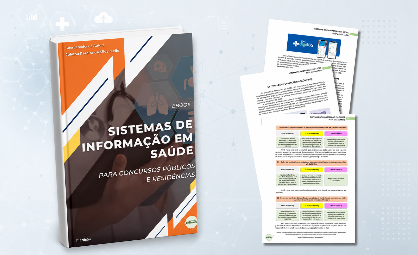 Capa do E-book Sistemas de Informação em Saúde