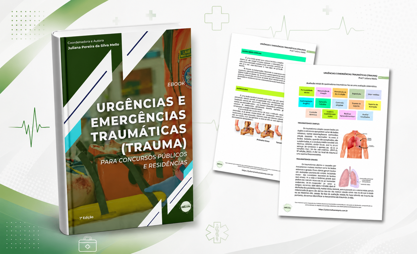Capa do E-book Urgências e Emergências Traumática (TRAUMA)
