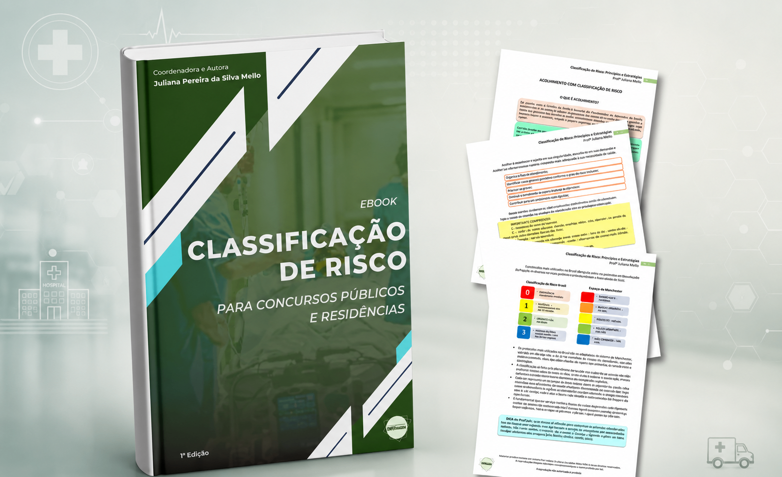 Capa do E-book Classificação de Risco (Urgência e Emergência)