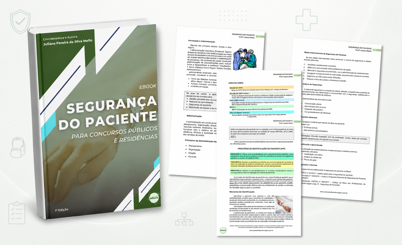 Capa do E-book Segurança do Paciente