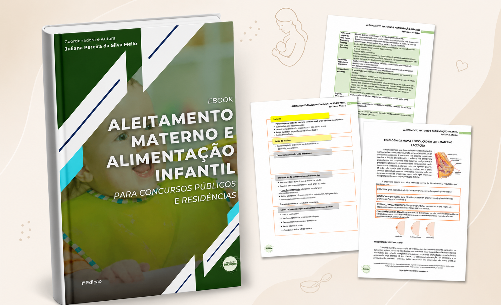 Capa do E-book Aleitamento Materno e Alimentação Infantil