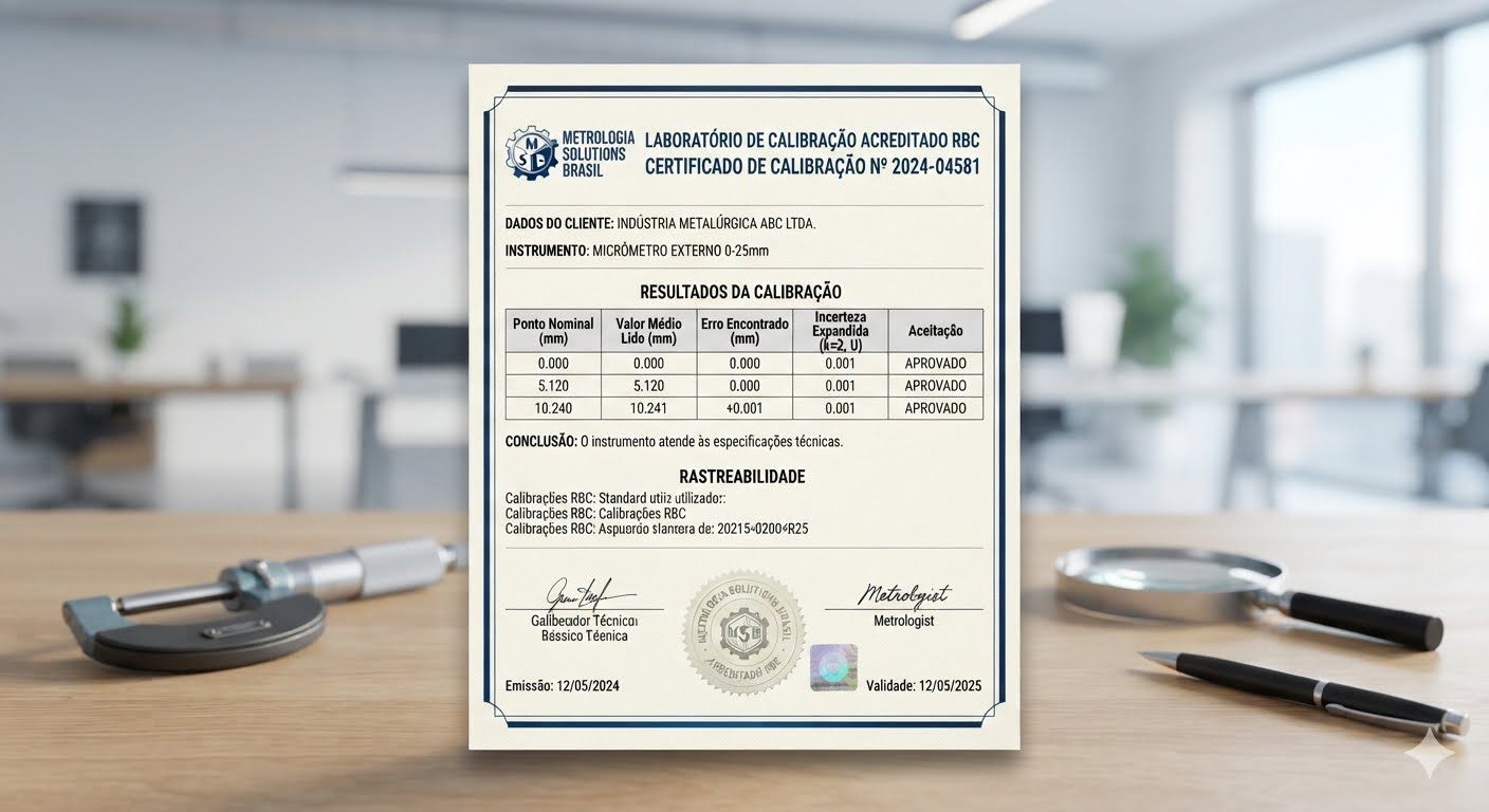 Imagem ilustrativa para Avaliação de Certificados de Calibração