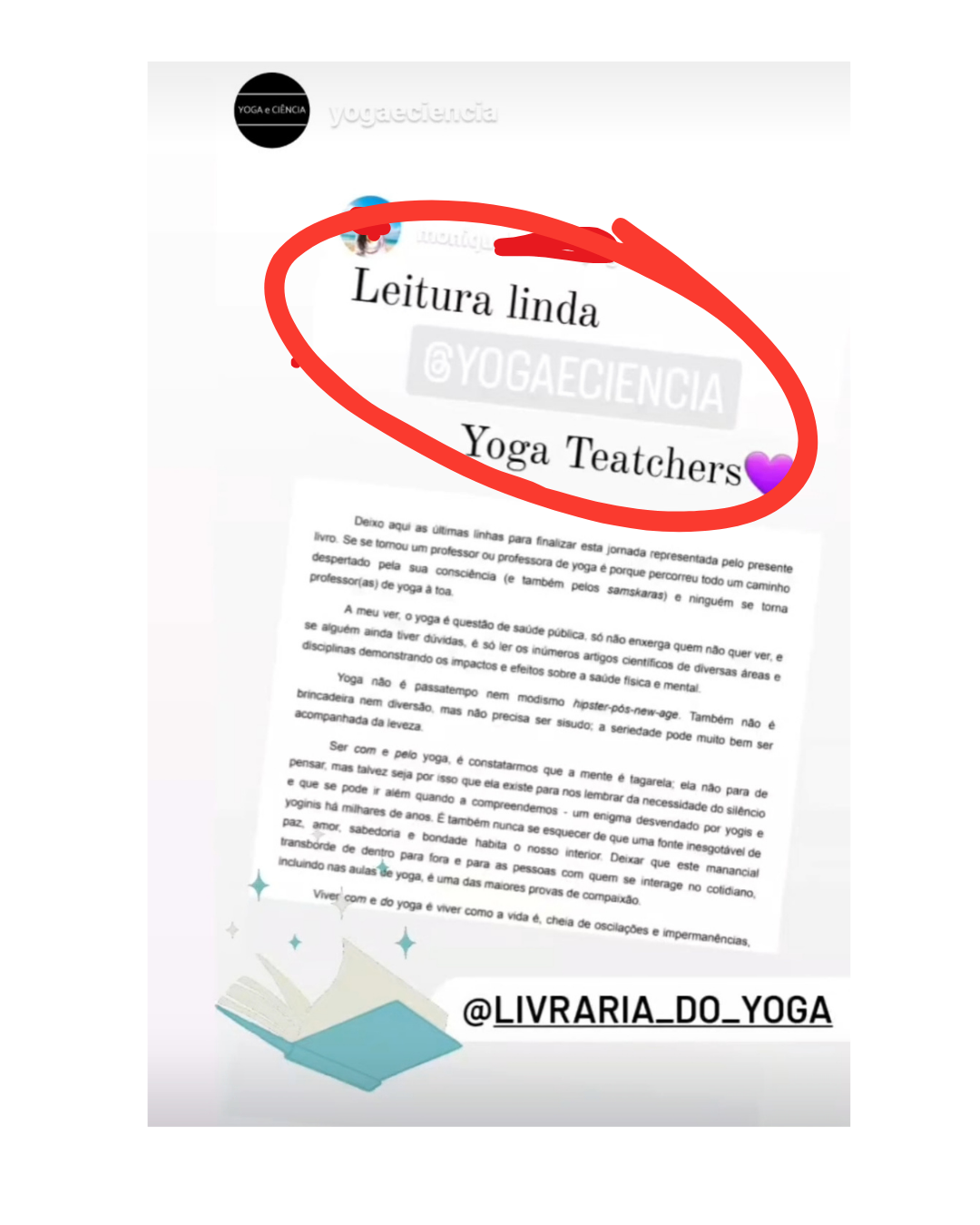 Feedback de leitor 1