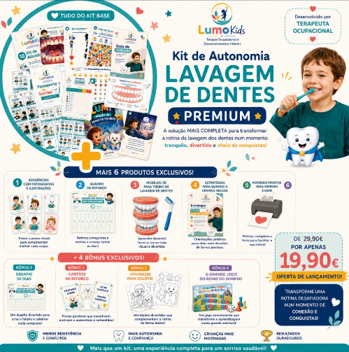 Imagem do Kit Premium com materiais exclusivos