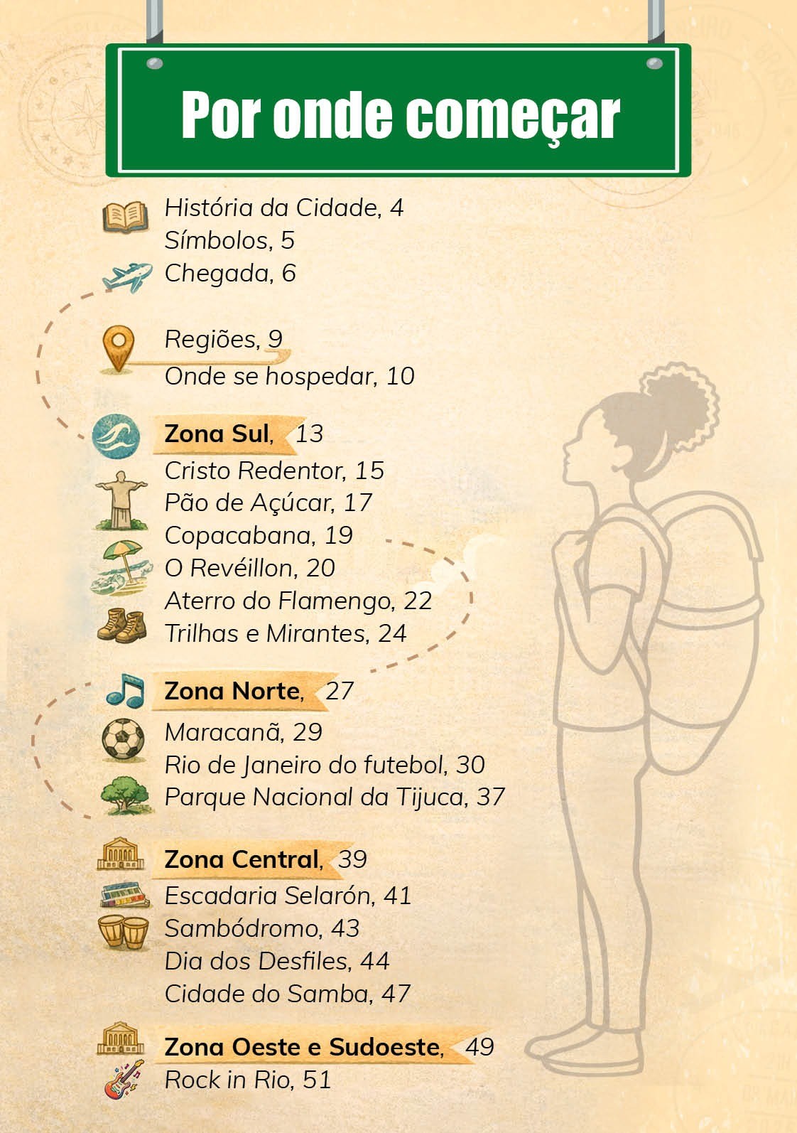 Página do guia Passaporte Carioca