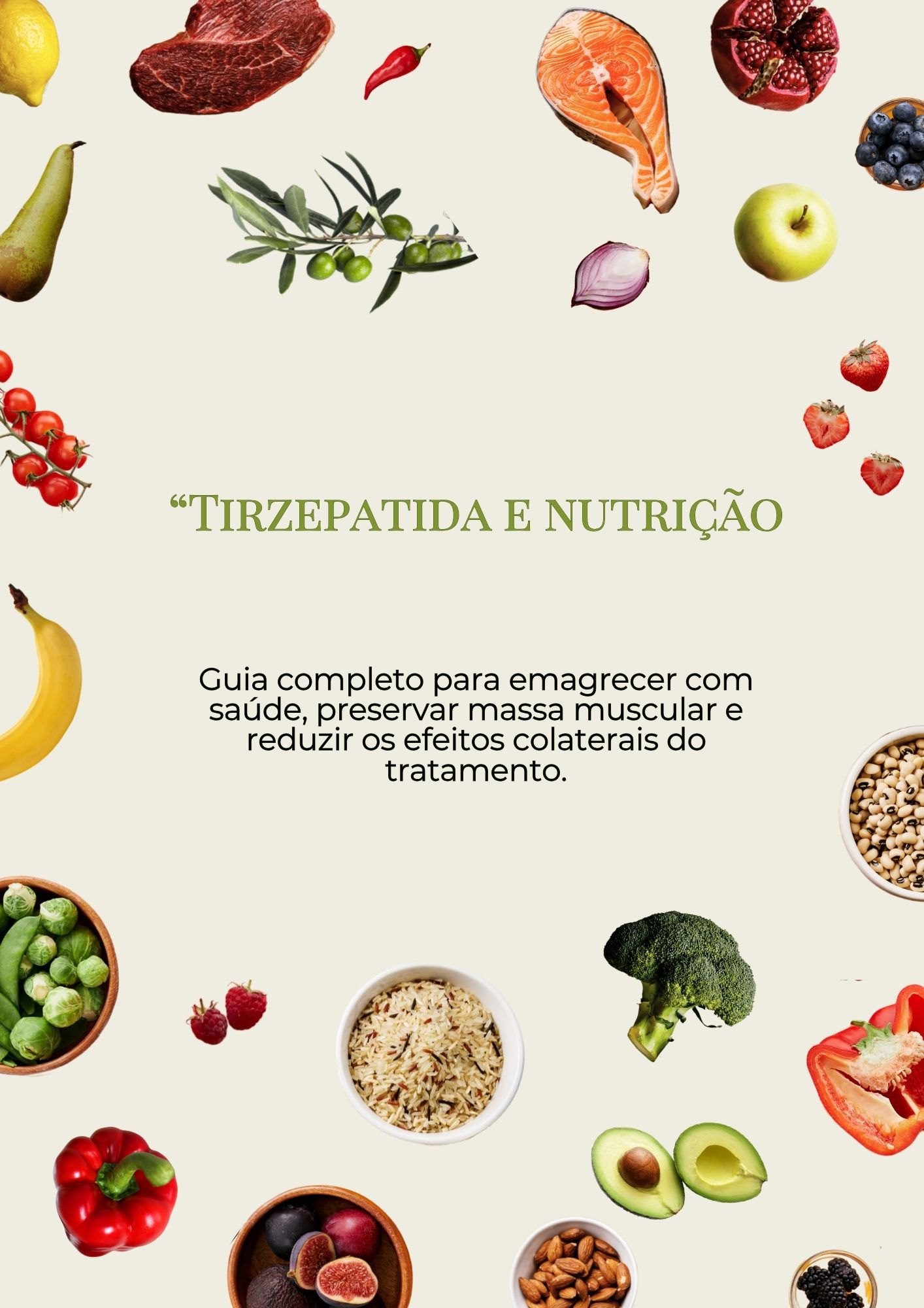 Capa do E-book Tirzepatida e Nutrição