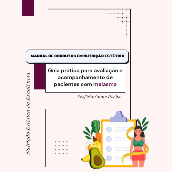 Capa do Manual do Melasma para Nutricionistas