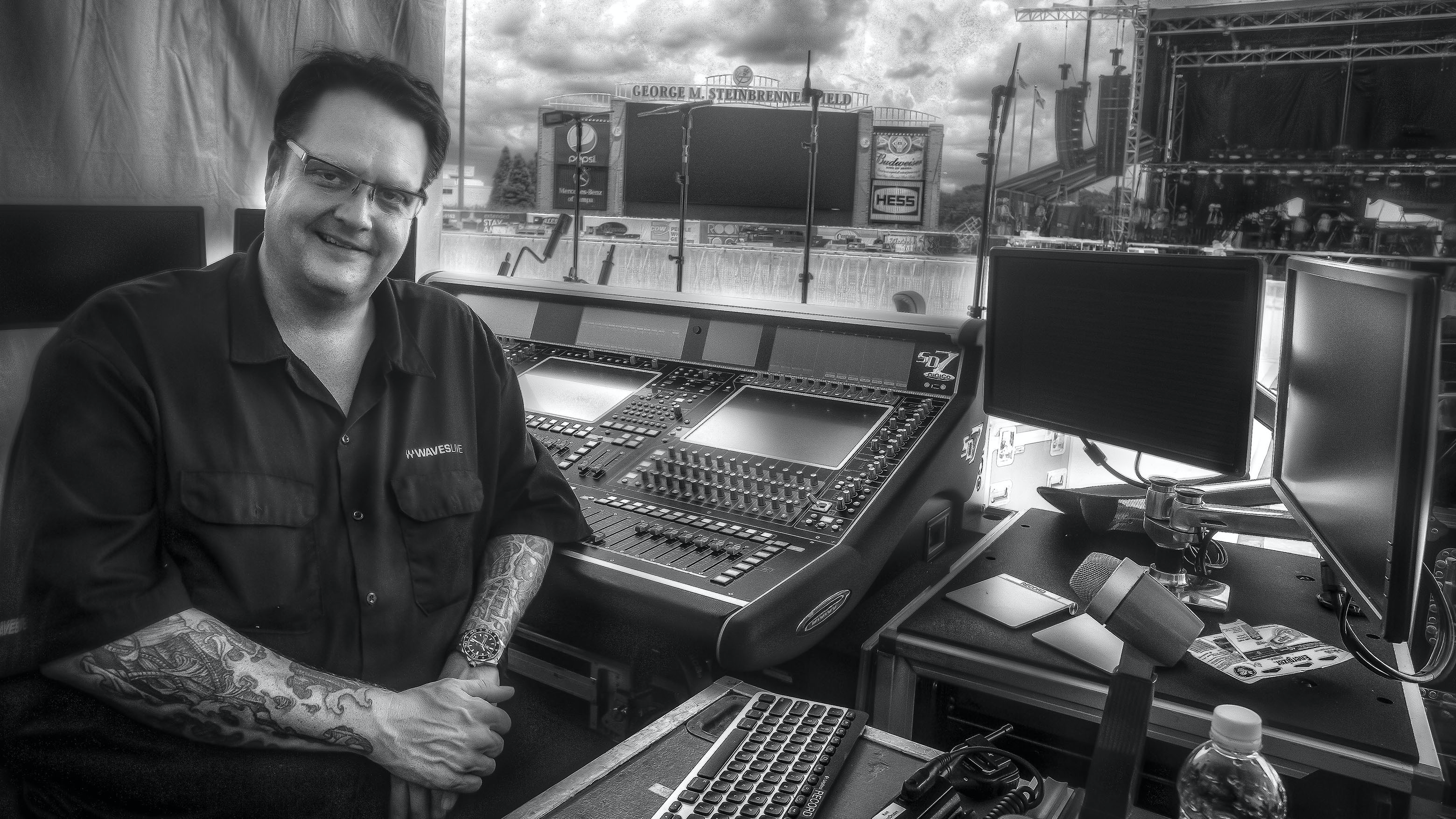 Pooch at a DiGiCo SD7