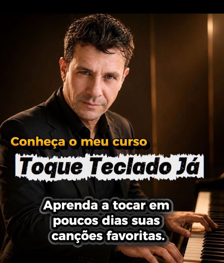 Capa do Curso Método Toque Teclado Já
