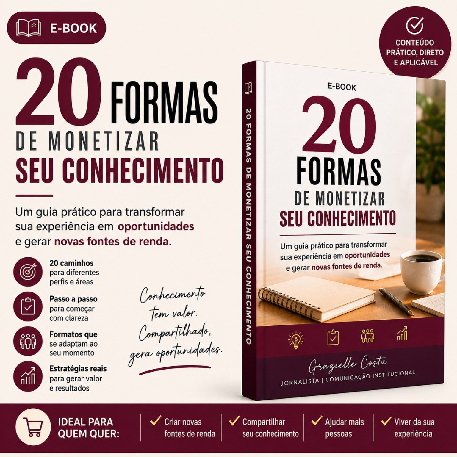 Capa do E-book 'Transforme seu Conhecimento em Renda'