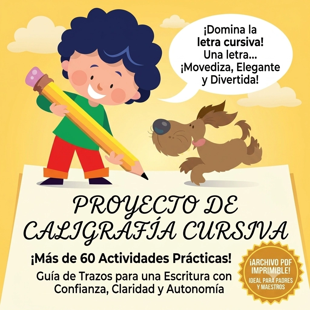 Capa del Proyecto Caligrafía Cursiva