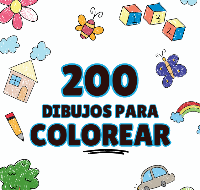 Mockup de +100 Dibujos para Colorear