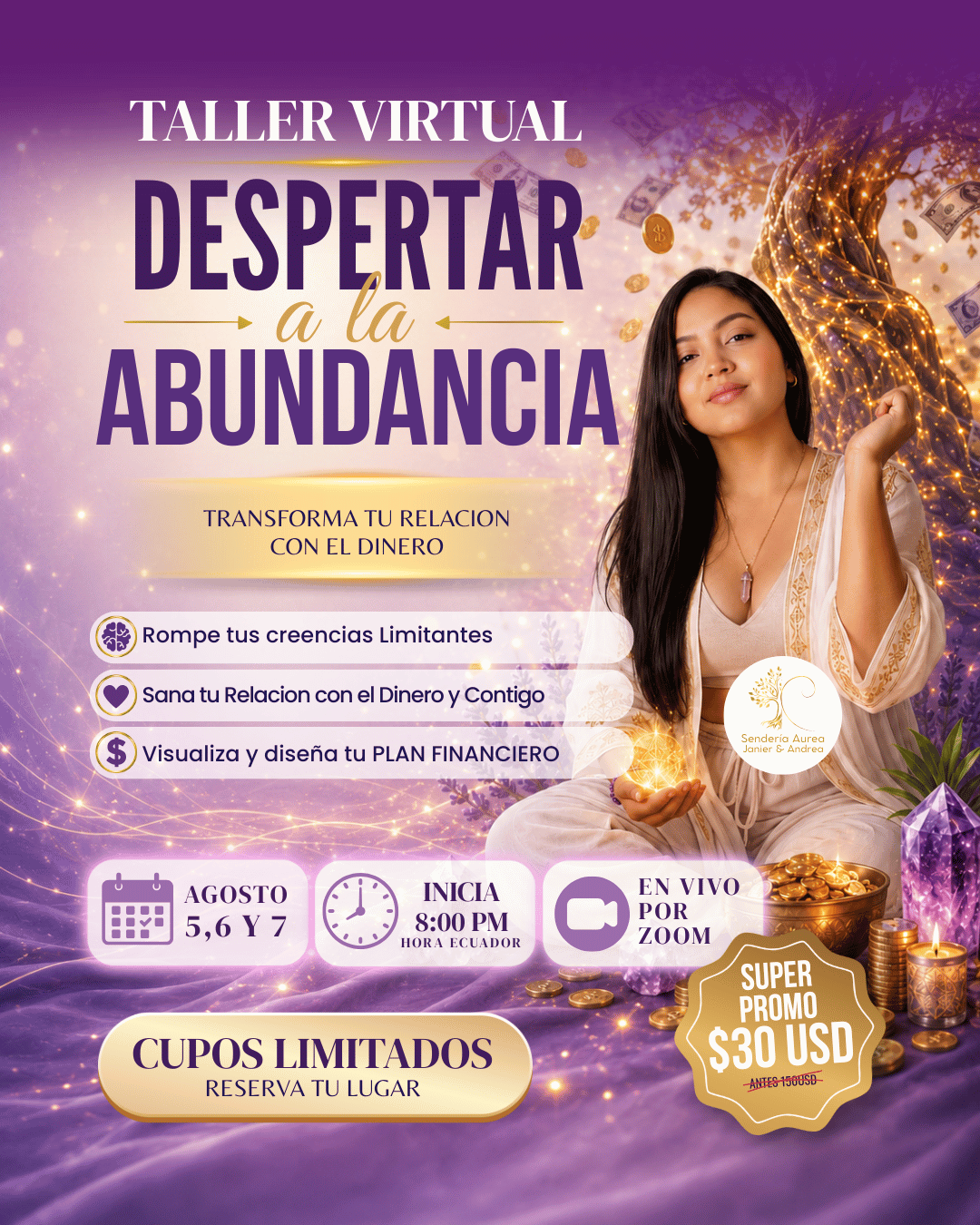 Imagen del Taller Despertar a la Abundancia
