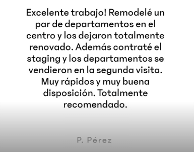 Testimonio de P. Pérez
