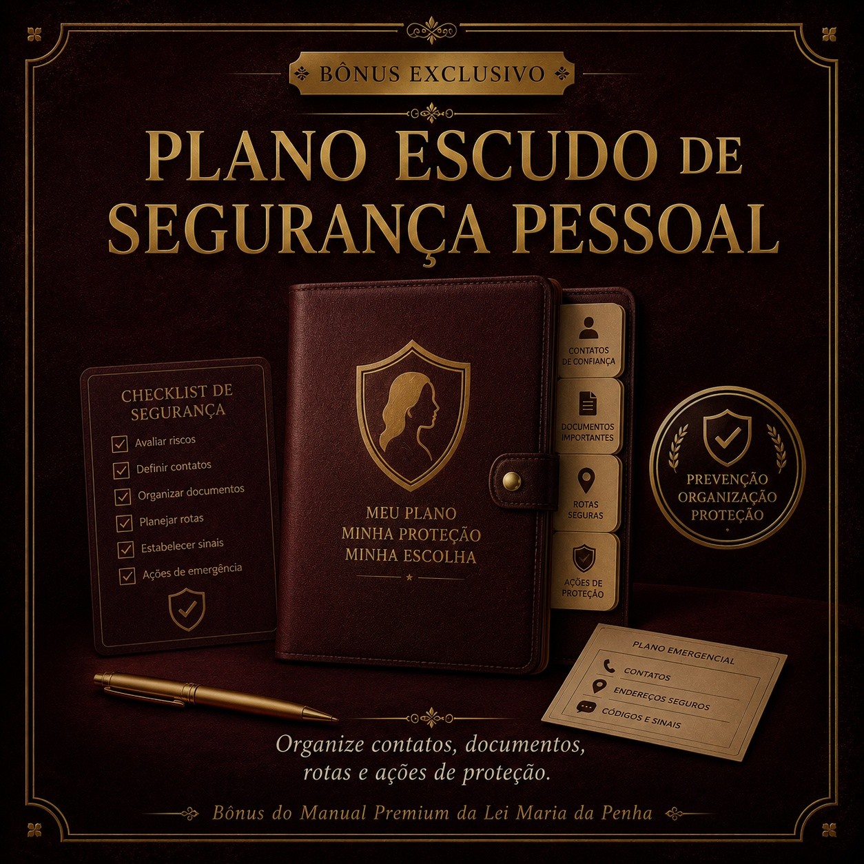 Capa do bônus Plano Escudo de Segurança Pessoal