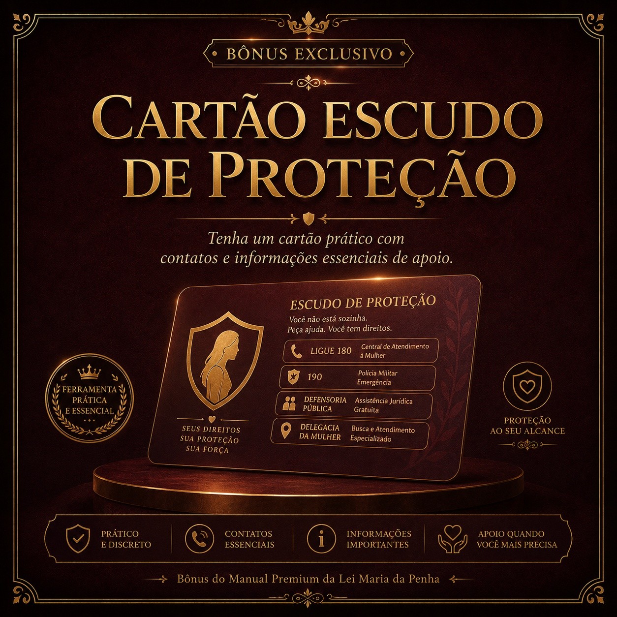 Capa do bônus Cartão Escudo de Proteção