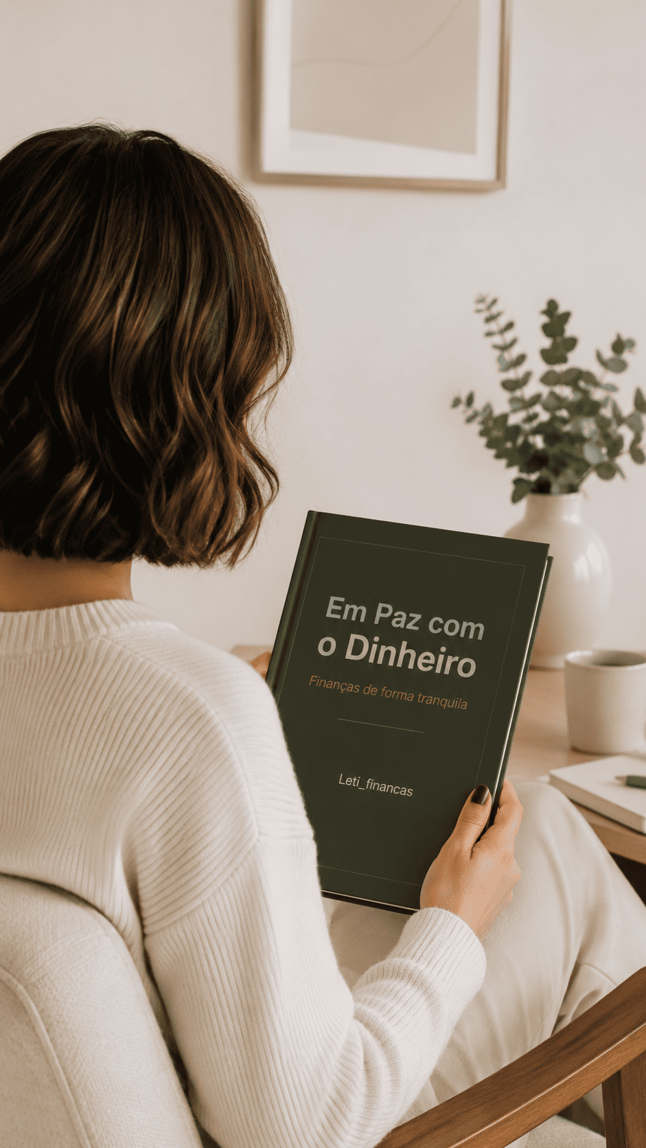 Capa do e-book 'Em Paz com o Dinheiro'