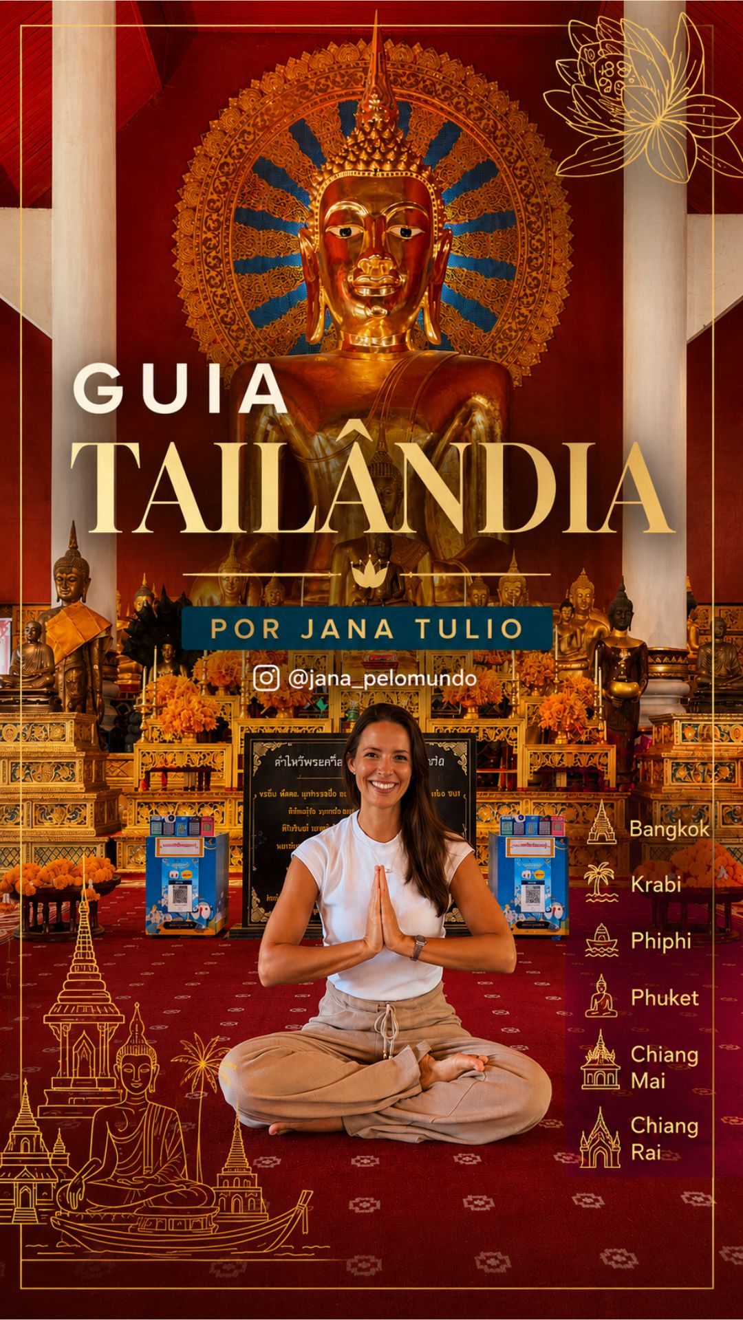 Mockup do Guia Descomplicando sua Viagem pela Tailândia