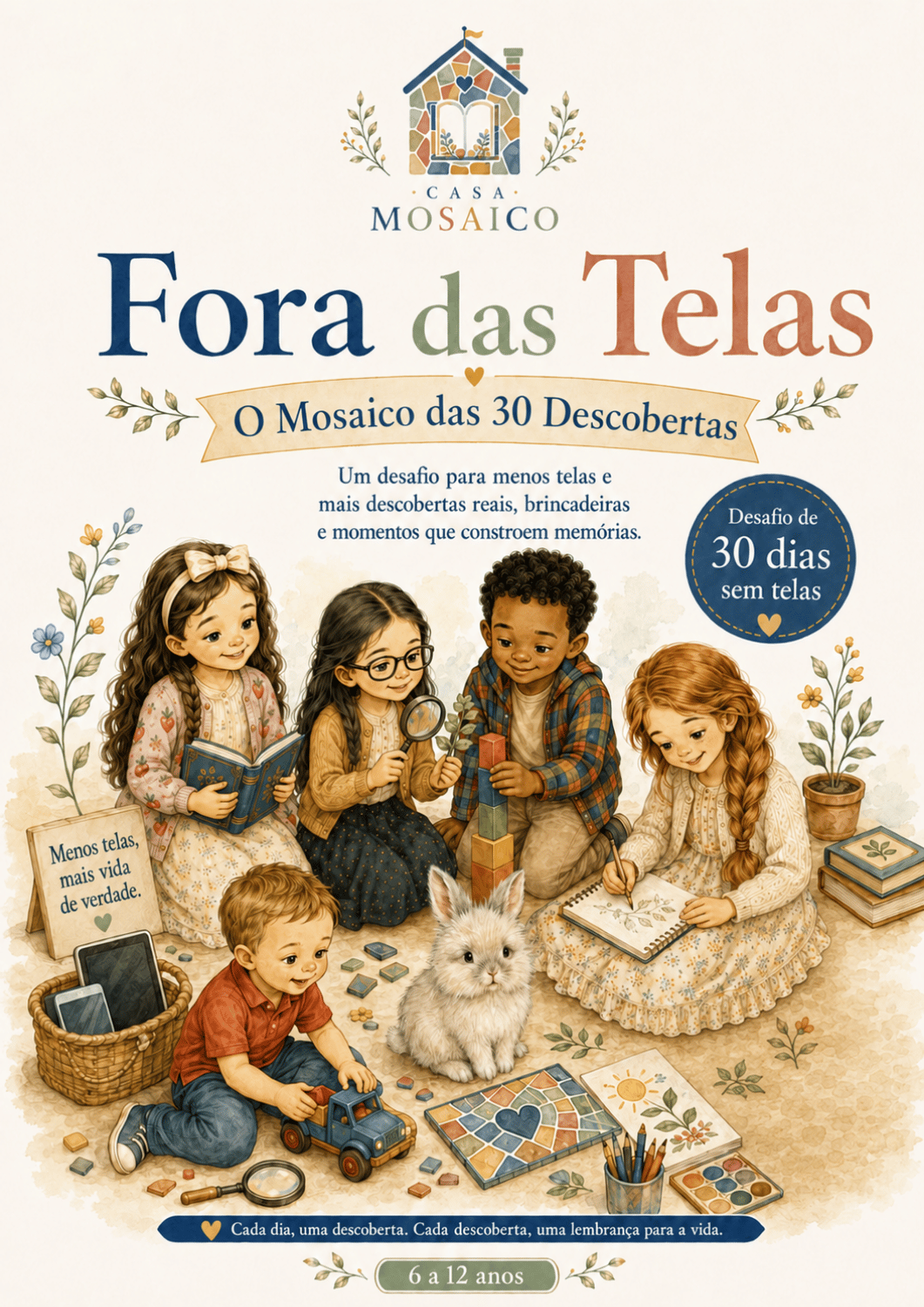 Capa do e-book Fora das Telas!