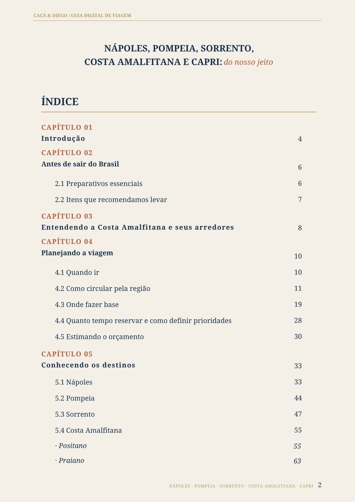 Página interna do e-book
