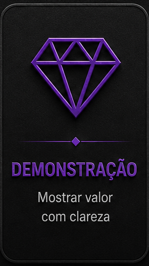 Componente oficial desktop da etapa Demonstração