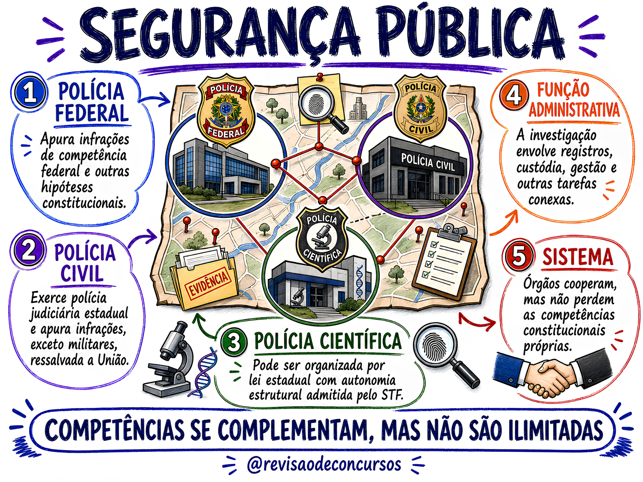 Amostra de mapa mental 02 do COMBO PC-MA 2026