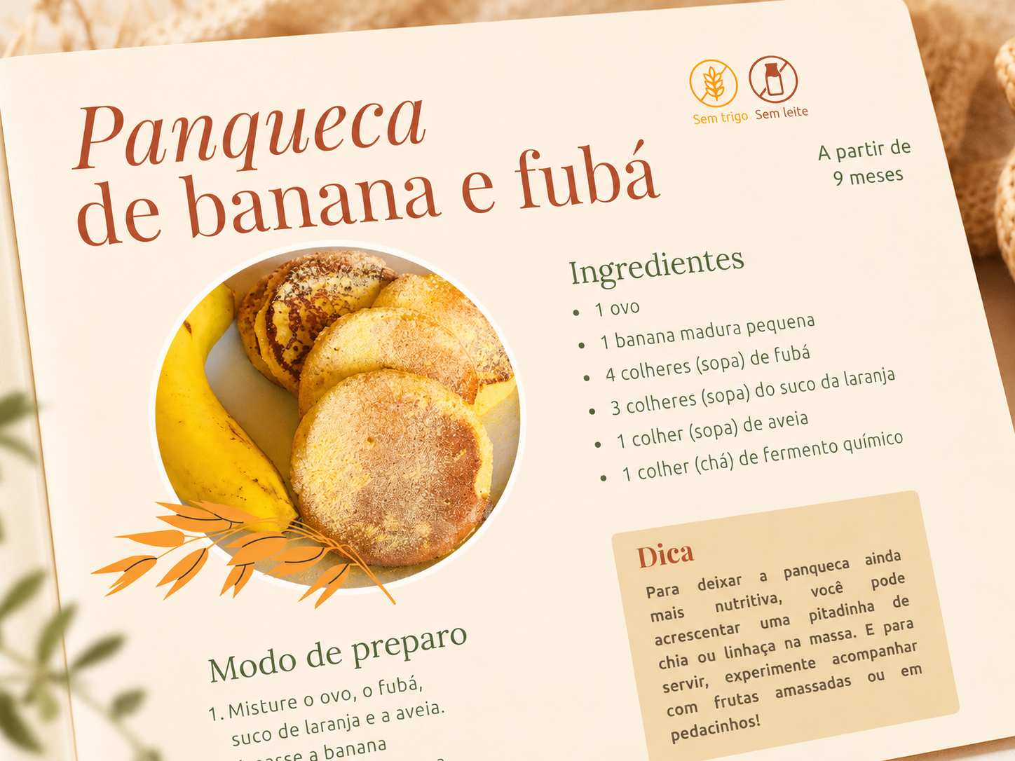 Receitas ilustradas passo a passo