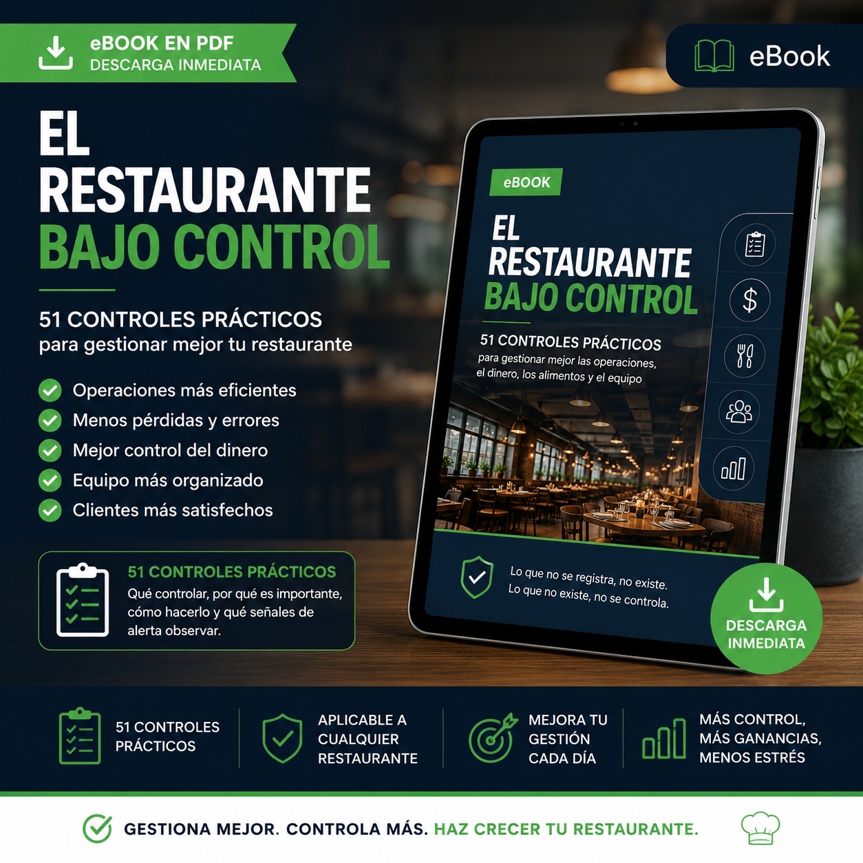 Portada del eBook El Restaurante Bajo Control