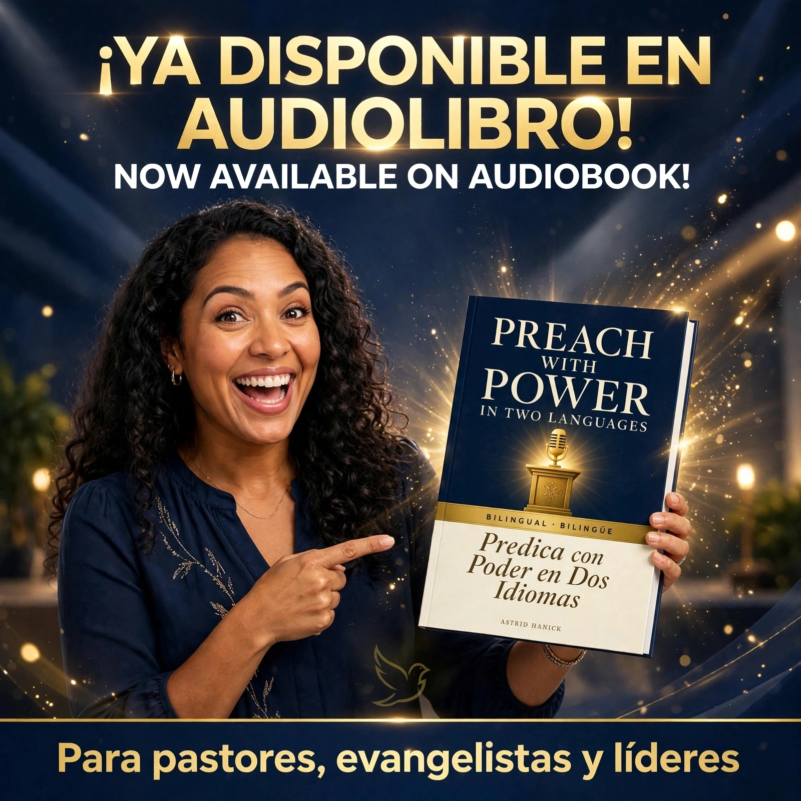 Persona leyendo el audiolibro Predica Con Poder