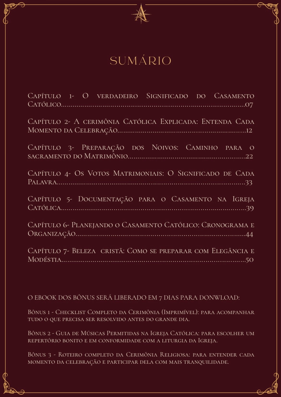 Prévia do Checklist da Noiva