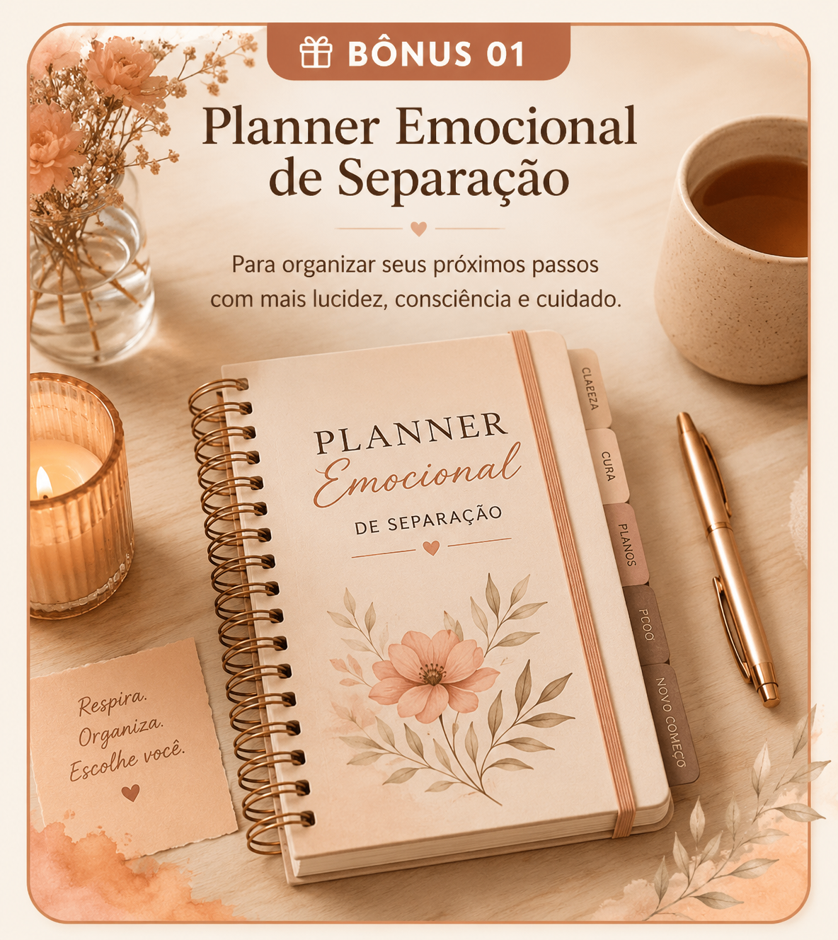 Capa do Planner Emocional de Separação