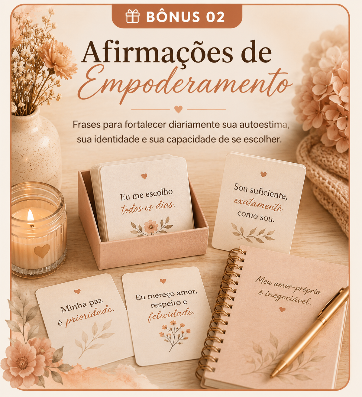 Capa das Afirmações de Empoderamento