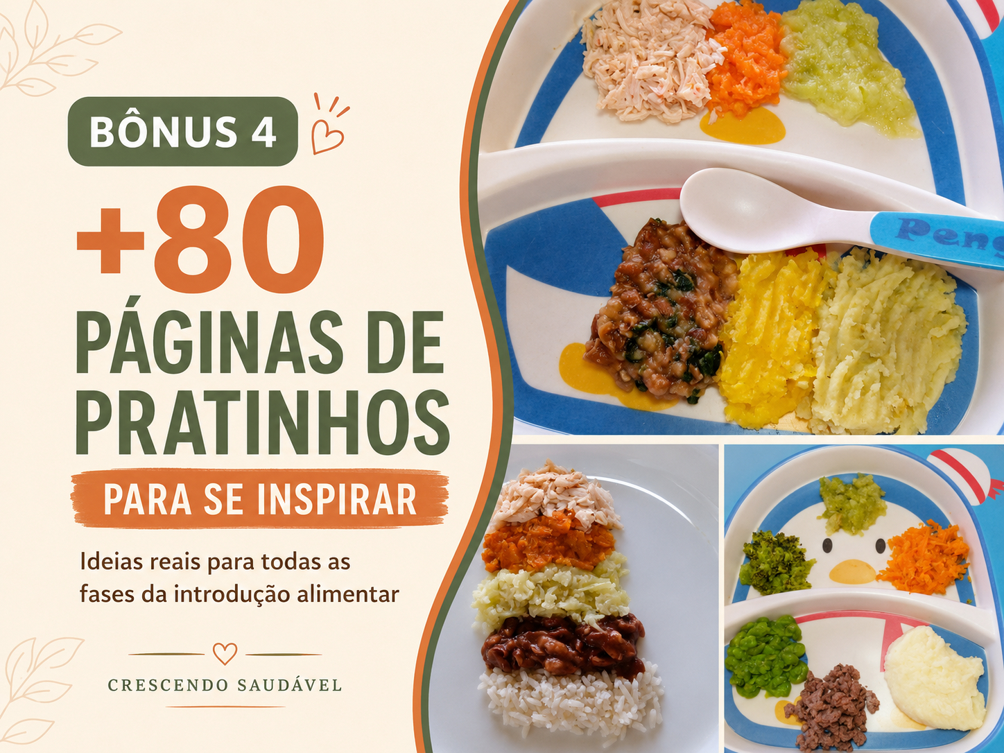 +80 páginas com inspirações de pratinhos